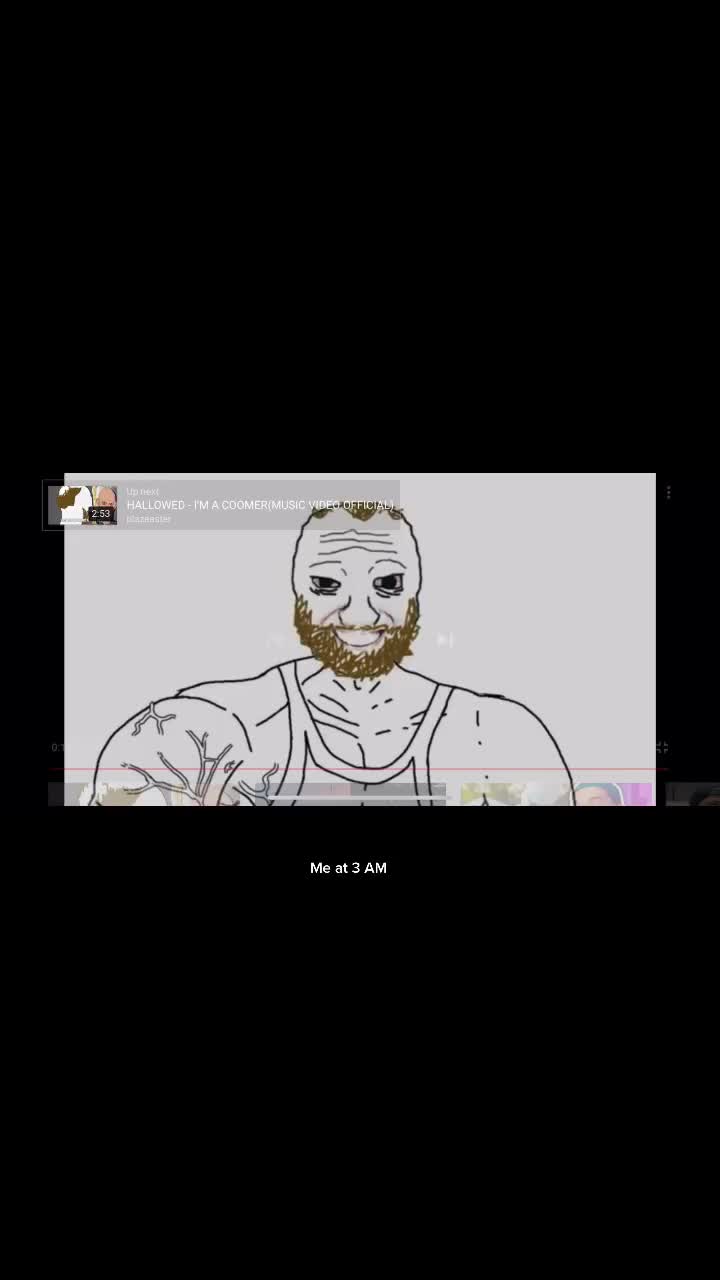 , Tiktok (jeck off): Moi à 3h du matin