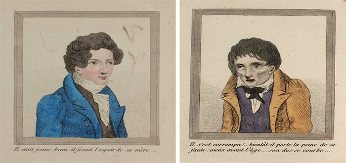 , Pinterest (onanista): Este libro de 1830 ilustró las consecuencias de ser un onanista y eran…
