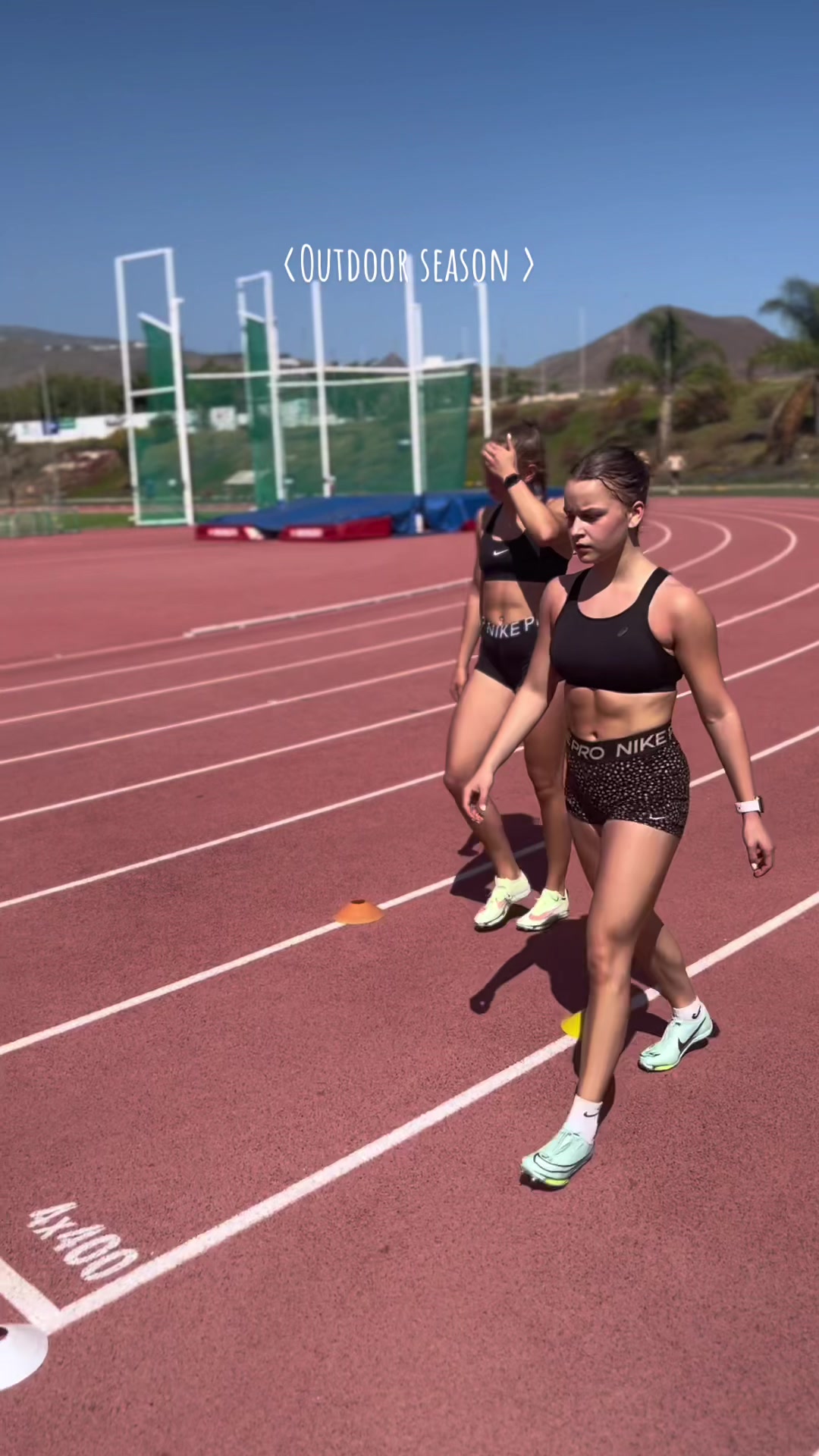 , athlete preparation; préparations