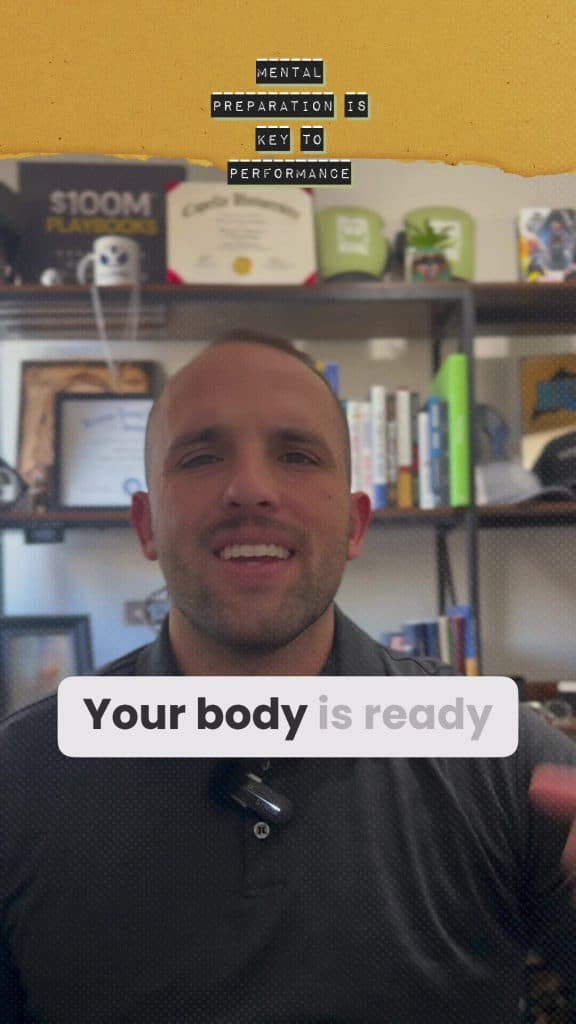 , Tiktok (preparation mentale sportive): Vous entraînez votre corps. N’oubliez pas d’entraîner votre cerveau. commentez « PRÊT » si votre
