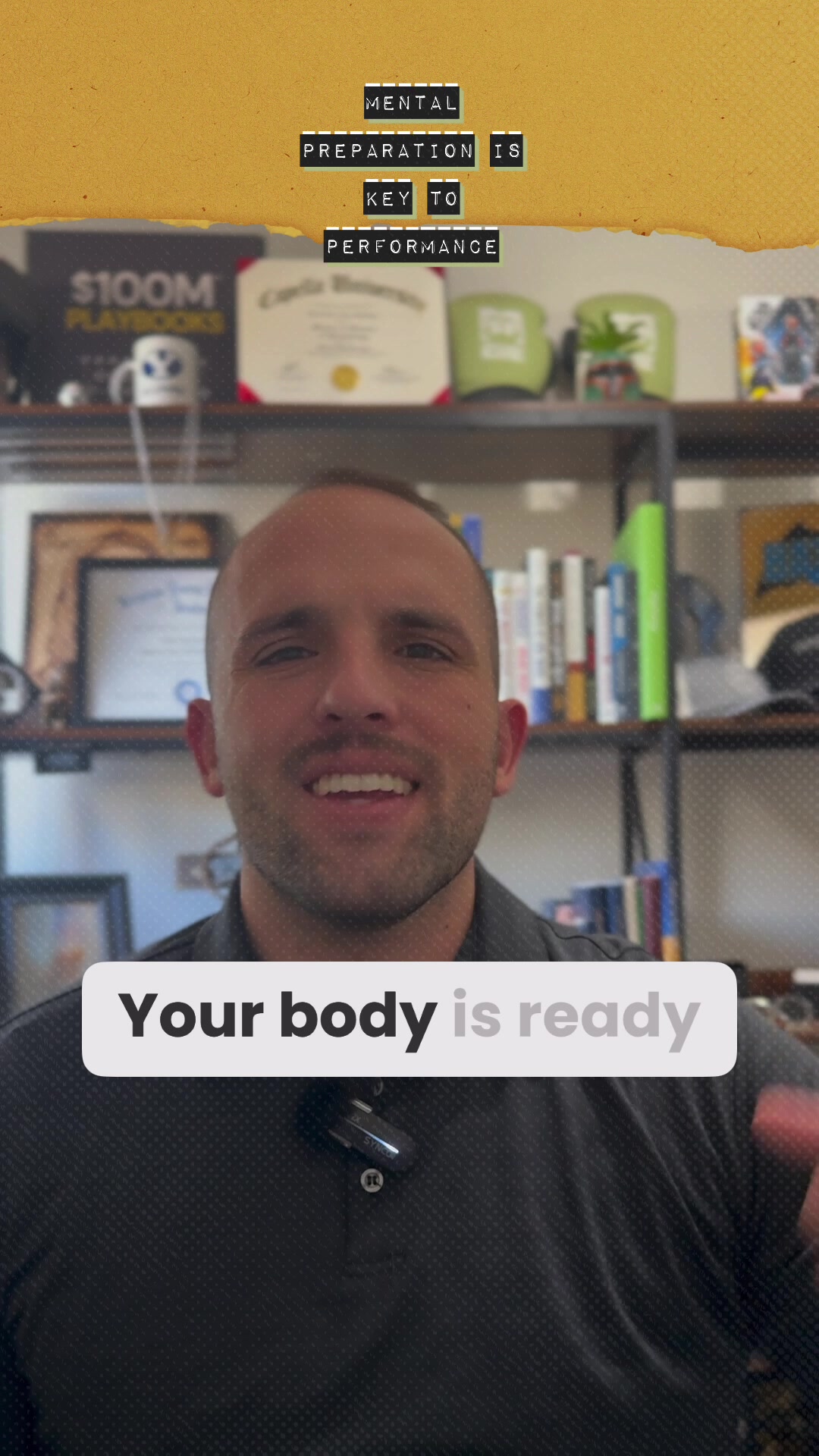 , Tiktok (preparation mentale sportive): Vous entraînez votre corps. N’oubliez pas d’entraîner votre cerveau. commentez « PRÊT » si votre