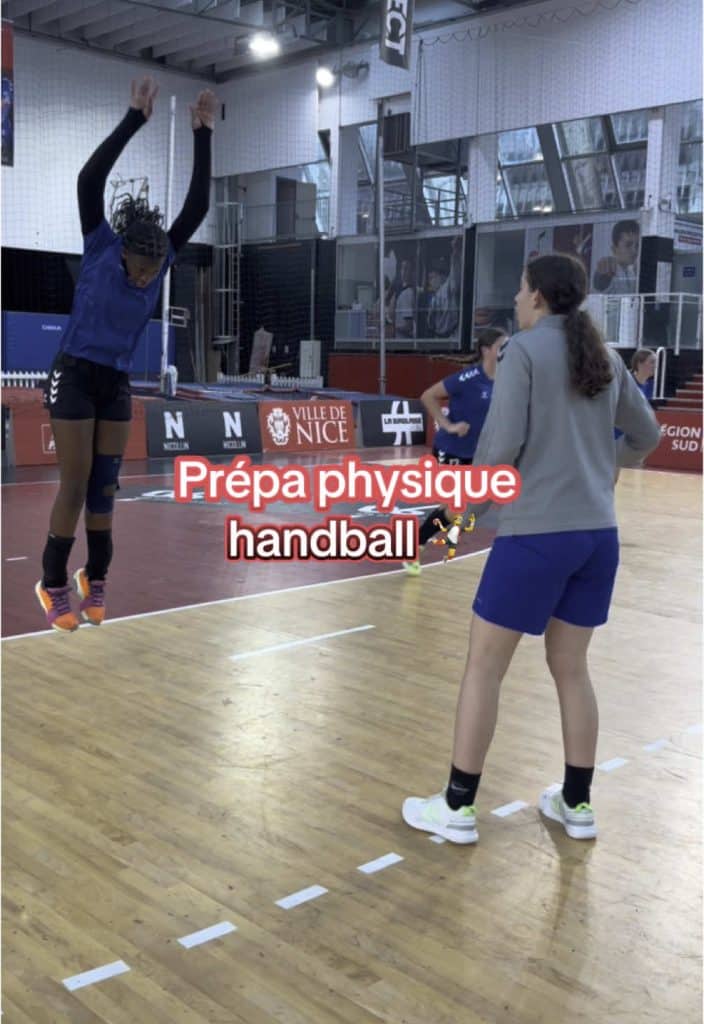 , Tiktok (préparation sportive): Séance physique mise en place au Pôle