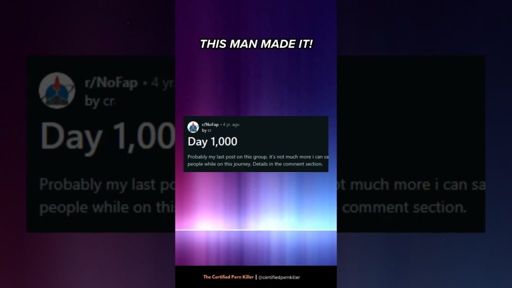, noporn,Cet homme a réussi ! #noporn #nofap #nopmo
sur Youtube