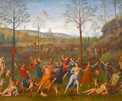 , Flickr (chasteté): Pietro Perugino, Combat d’amour et de chasteté