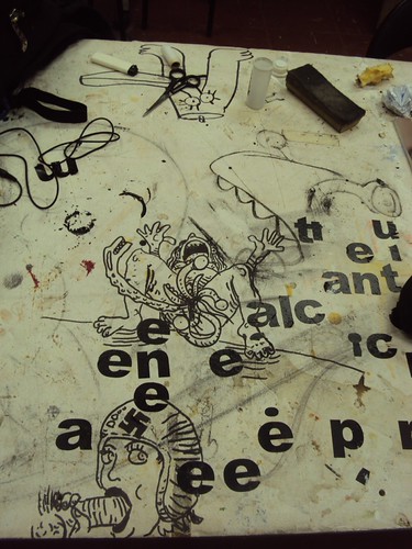 , Flickr (masturbatorio): La guerre à table