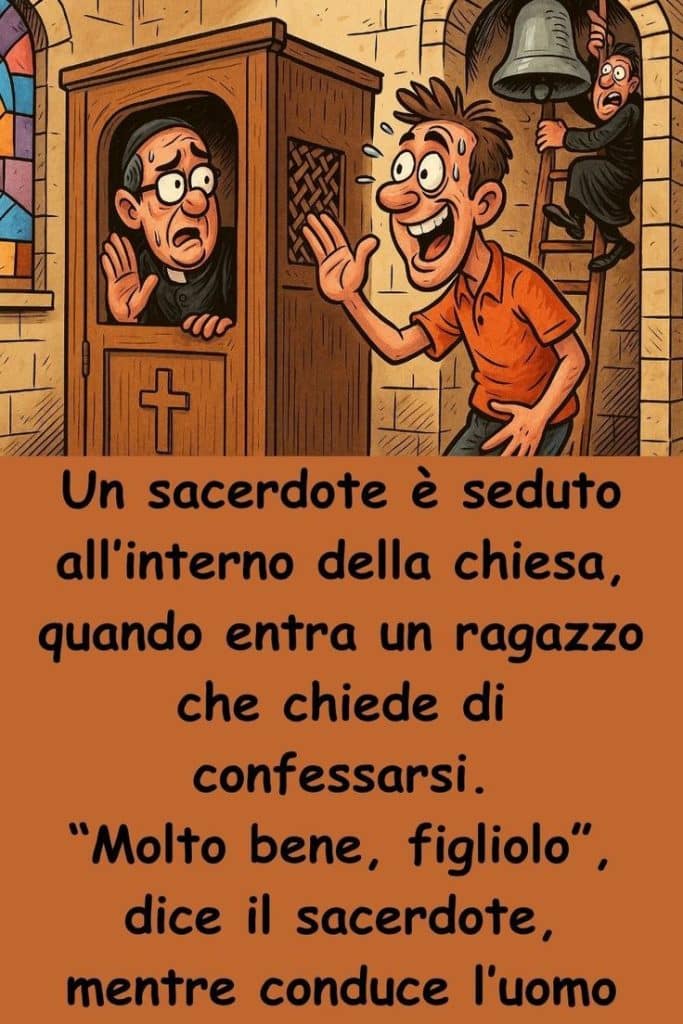 , Castità,barzelletta del giorno: Il prete fugge sul campanile… per salvare la sua castità! sur Pinterest