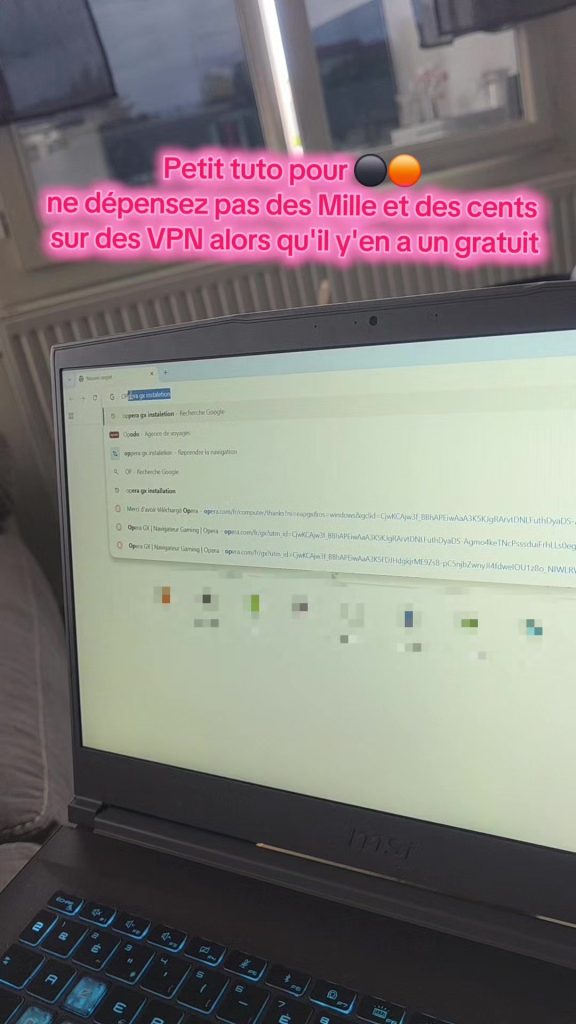 , Tiktok (anti-porno): Le VPN OPERA GX fonctionne uniquement sur PC ou sur iPhone, l’appli pour les té