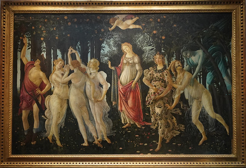 , Castità; Primavera by Sandro Botticelli, Galleria degli Uffizi (Florence)