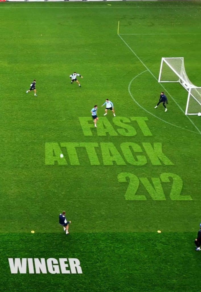 , sports training,Cet exercice de transition offensive 2v2 dans la surface défendant un centre immédiat t
sur Tiktok