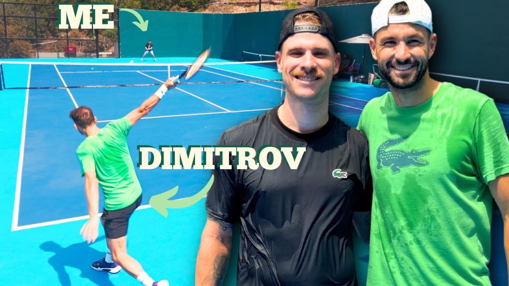 , Youtube (tennis): J’ai pratiqué avec GRIGOR DIMITROV ! (+ il me coache ?)