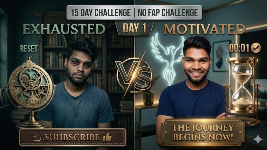 , no fap; No Fap Challenge – Day 1 / 15