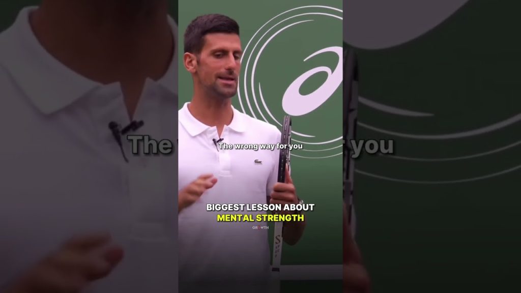 , tennis mental preparation; La plus grande leçon sur la force mentale.