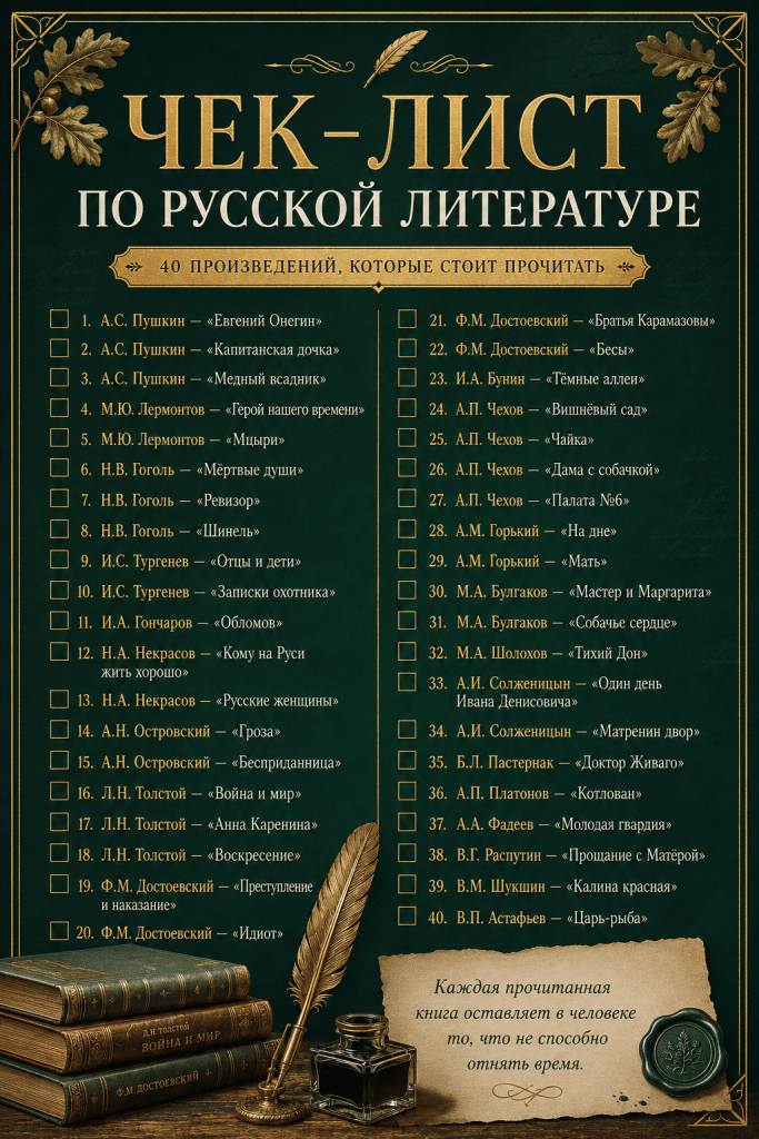 , Pinterest (lеломудрие): Что прочитать из русской литературы?