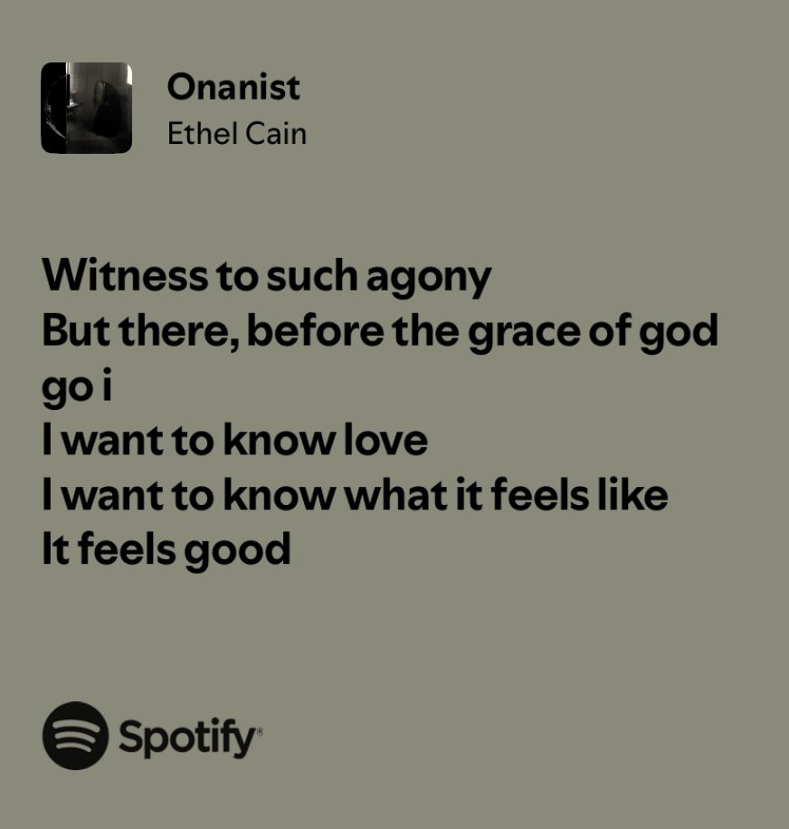 , onanista; Onanist by Ethel Cain