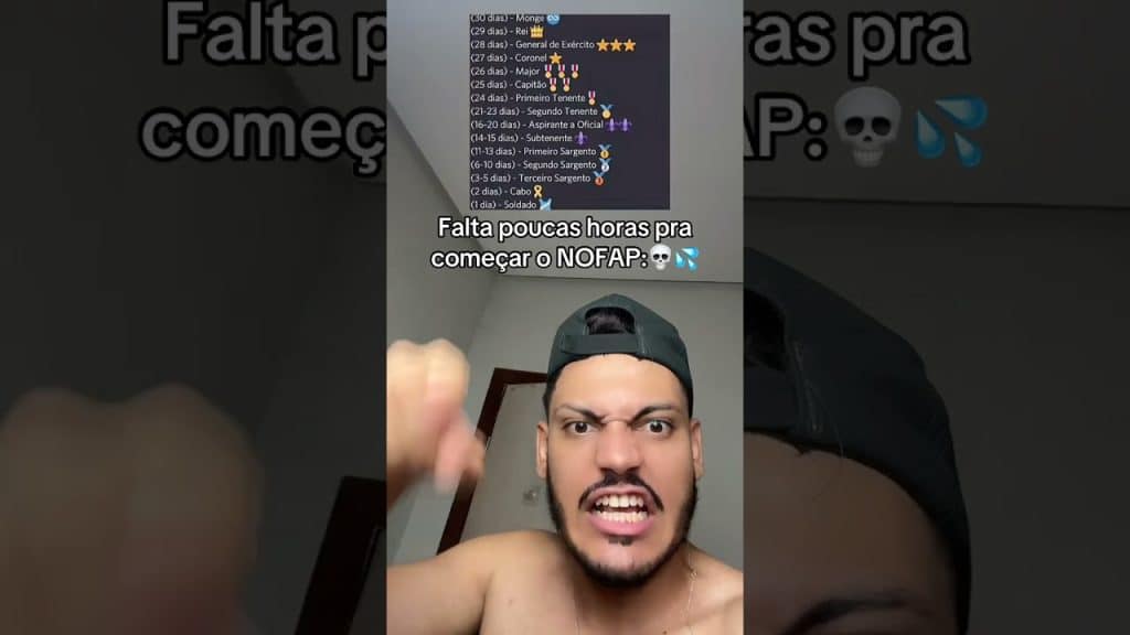 , Youtube (no fap): O NOFAP COMEÇA AMANHÃ✊🏻💦